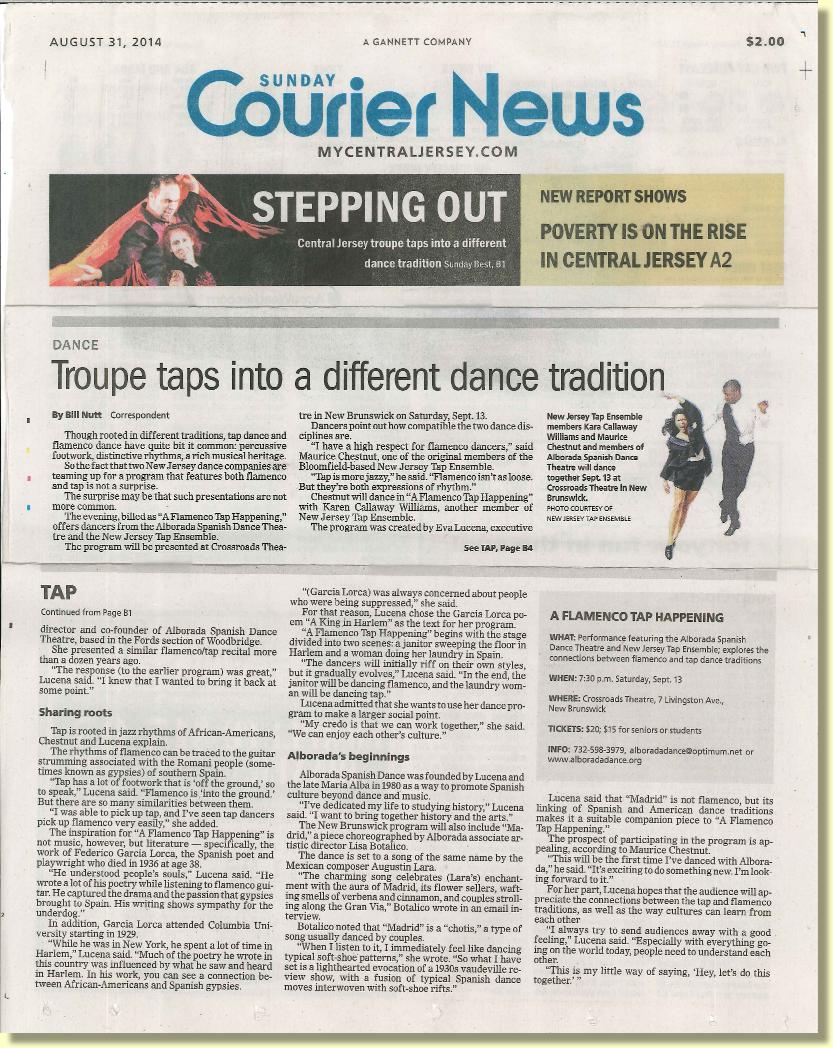CourierNewsFlamencoTapAug312014