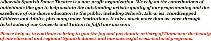 Alborada Spanish Dance Theatre is